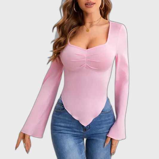 Fitted Long Sleeve Top for Women