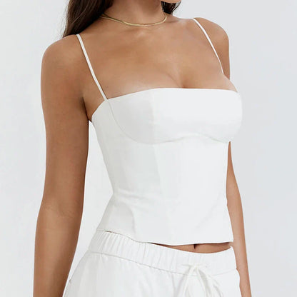 Corset Top Strappy Cami Bustier for women