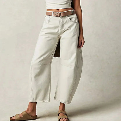 Wide Leg Trousers Baggy Fit High Waist for Women