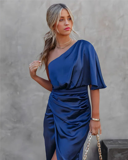 Fitted Full-Length Evening Maxi Dress with Strapless for Women