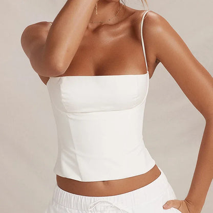 Corset Top Strappy Cami Bustier for women