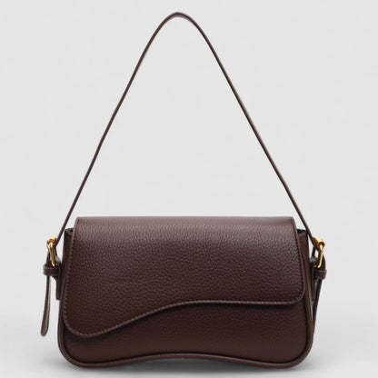 Structured Handbag with Curved Silhouette for Women