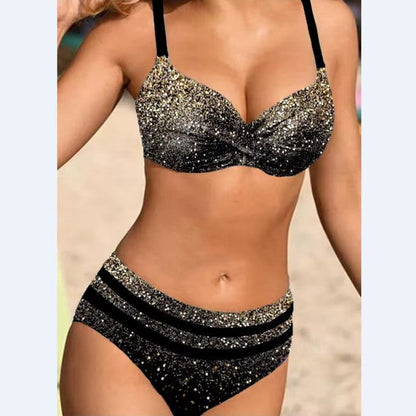 High-Waist Bikini Set for Women
