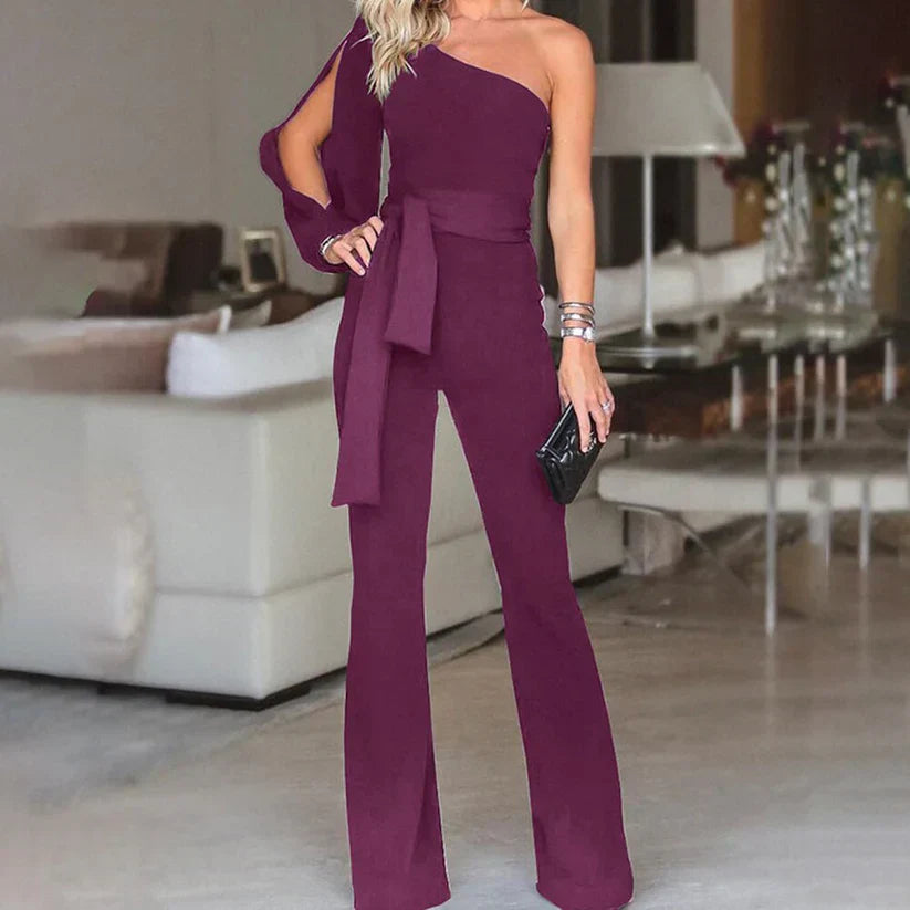 Full-Length One-Shoulder Jumpsuit for Women
