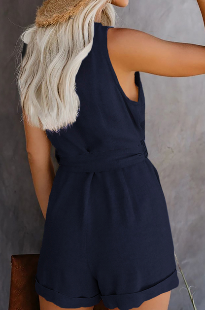 Linen Playsuit for Women