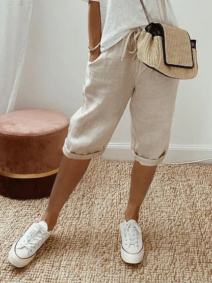 High Waisted Wide Leg Trousers for Women