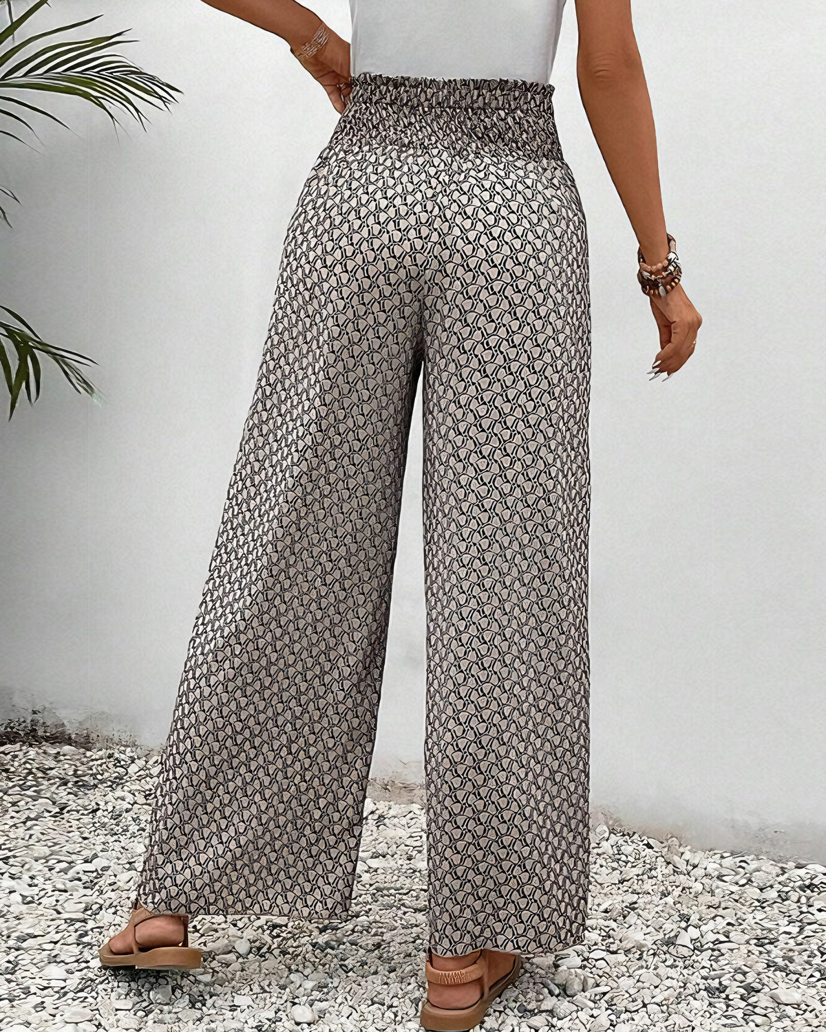 Relaxed Wide Leg Trousers for Women