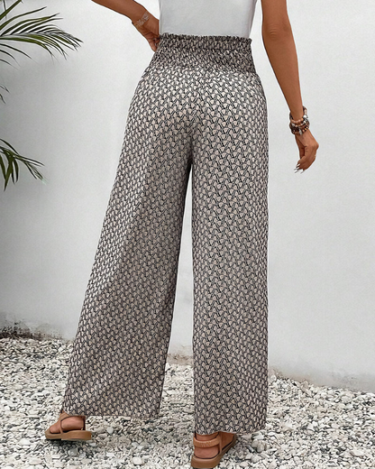 Relaxed Wide Leg Trousers for Women