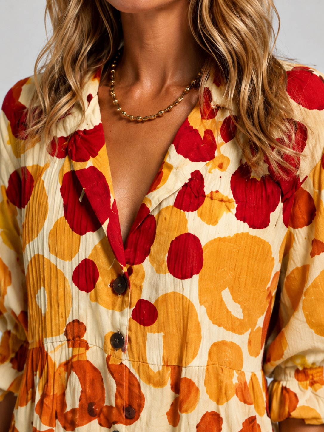 Shirt Dress with Relaxed Printed Fit