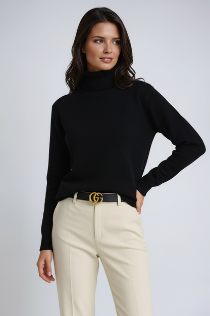 Knitted Turtleneck Jumper