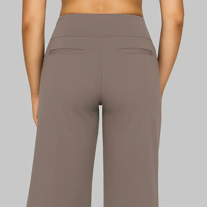High Waisted Trousers with Pockets for Women