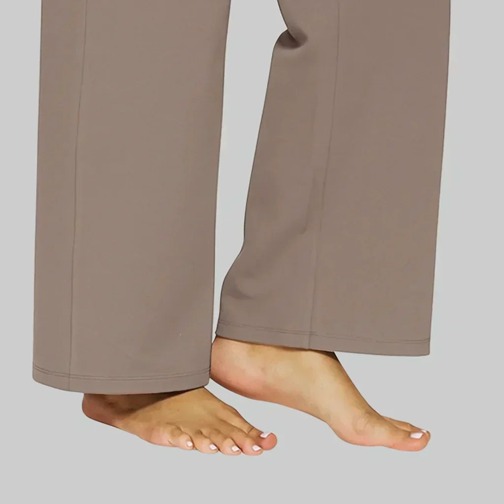 High Waisted Trousers with Pockets for Women