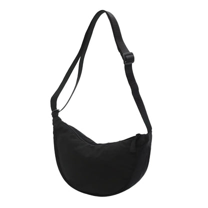 Crossbody Bag with Half-Moon Shape and Adjustable Strap for women