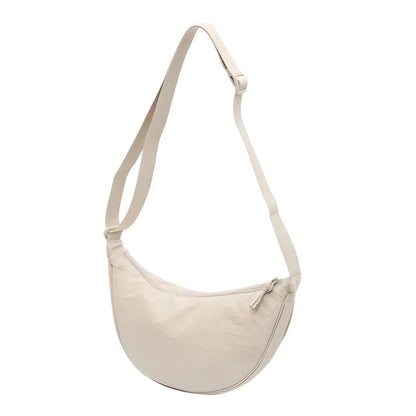 Crossbody Bag with Half-Moon Shape and Adjustable Strap for women