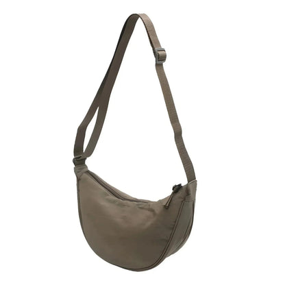 Crossbody Bag with Half-Moon Shape and Adjustable Strap for women