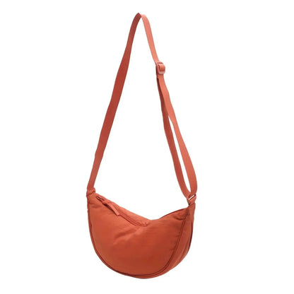 Crossbody Bag with Half-Moon Shape and Adjustable Strap for women