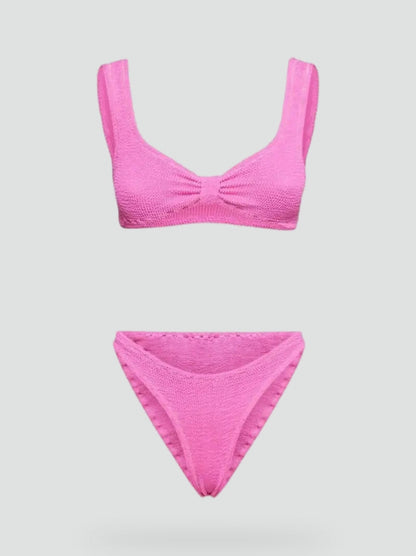 Knit Bikini Top Sleeveless Crochet-Style for women