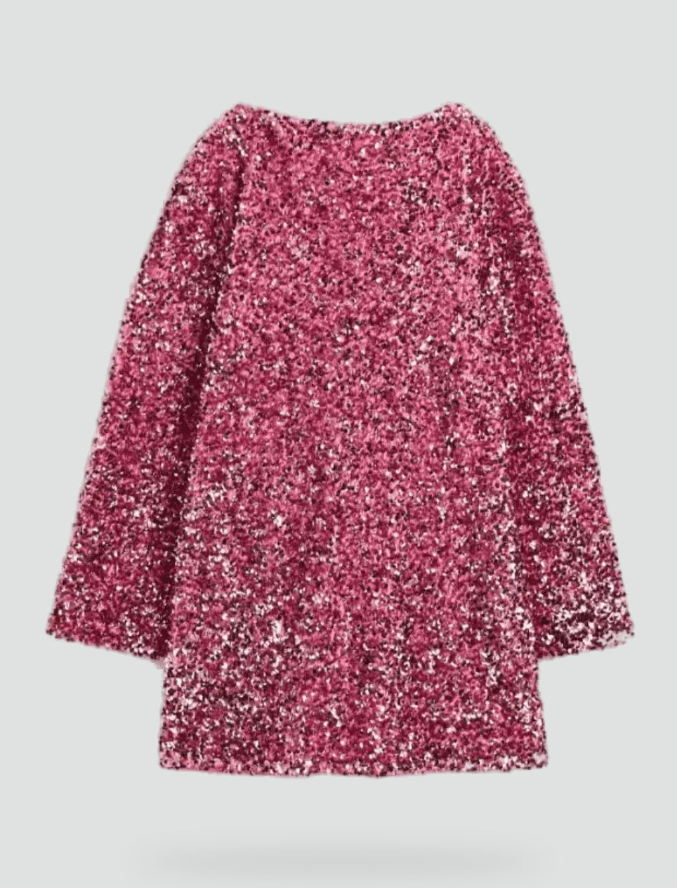 Sequin Mini Dress with Bow Detail for women