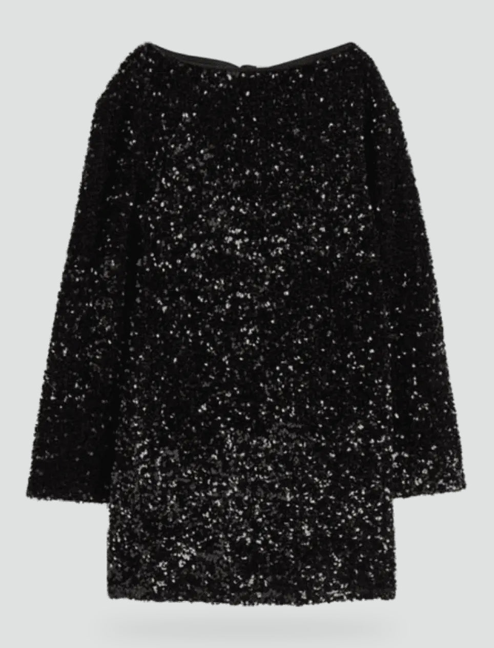 Sequin Mini Dress with Bow Detail for women