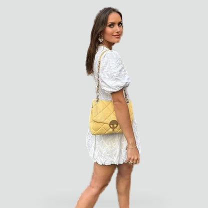 Puff Sleeve Midi Dress for Women