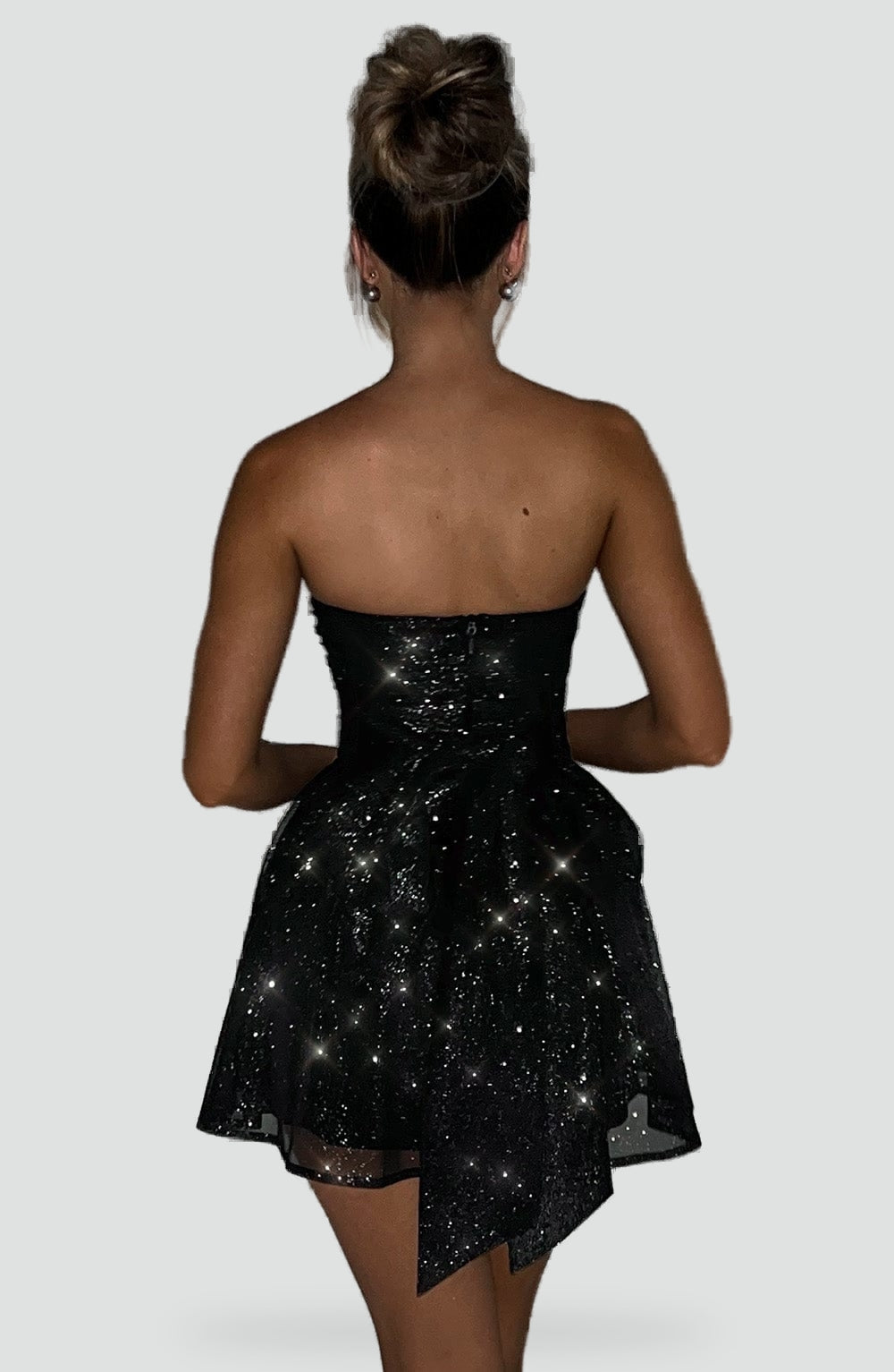 Midi Dress with Glitter Effect for Women