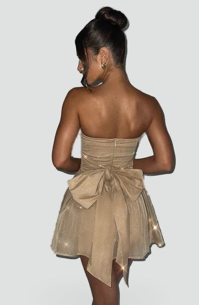 Midi Dress with Glitter Effect for Women