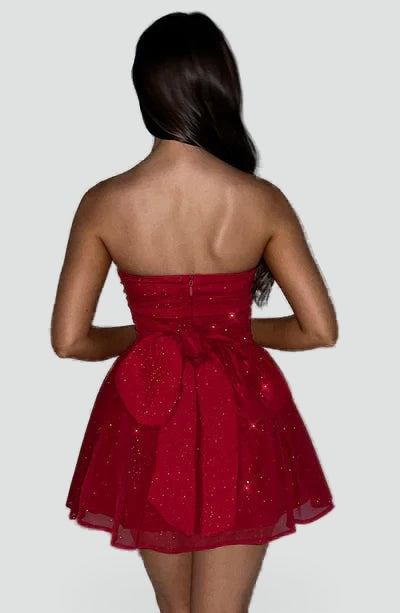 Midi Dress with Glitter Effect for Women