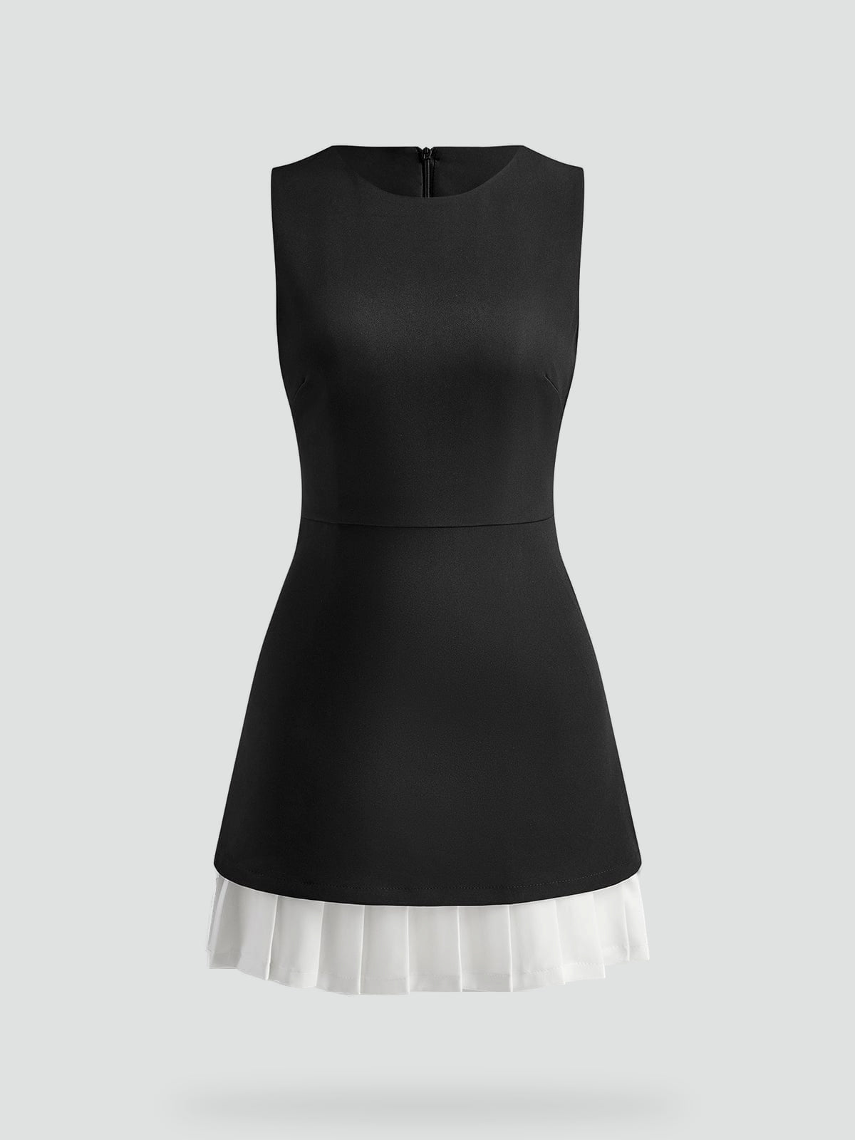 Midi Dress with Pleated Hem for women