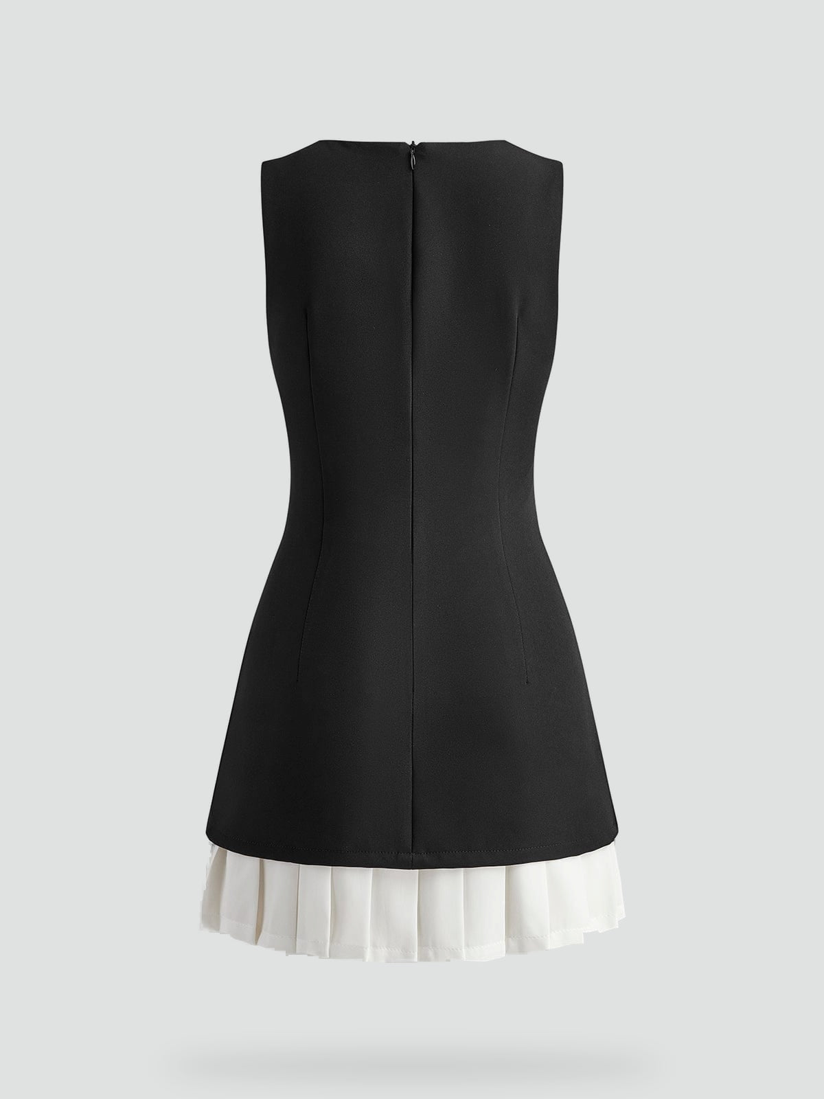 Midi Dress with Pleated Hem for women