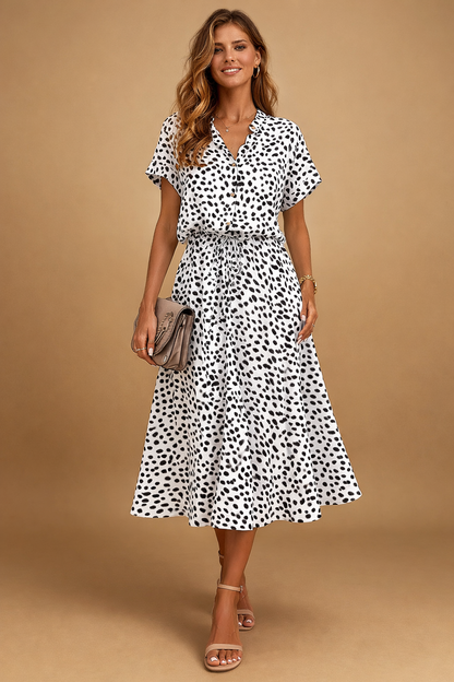 Midi Dress Boho Summer Flowy Style for Women