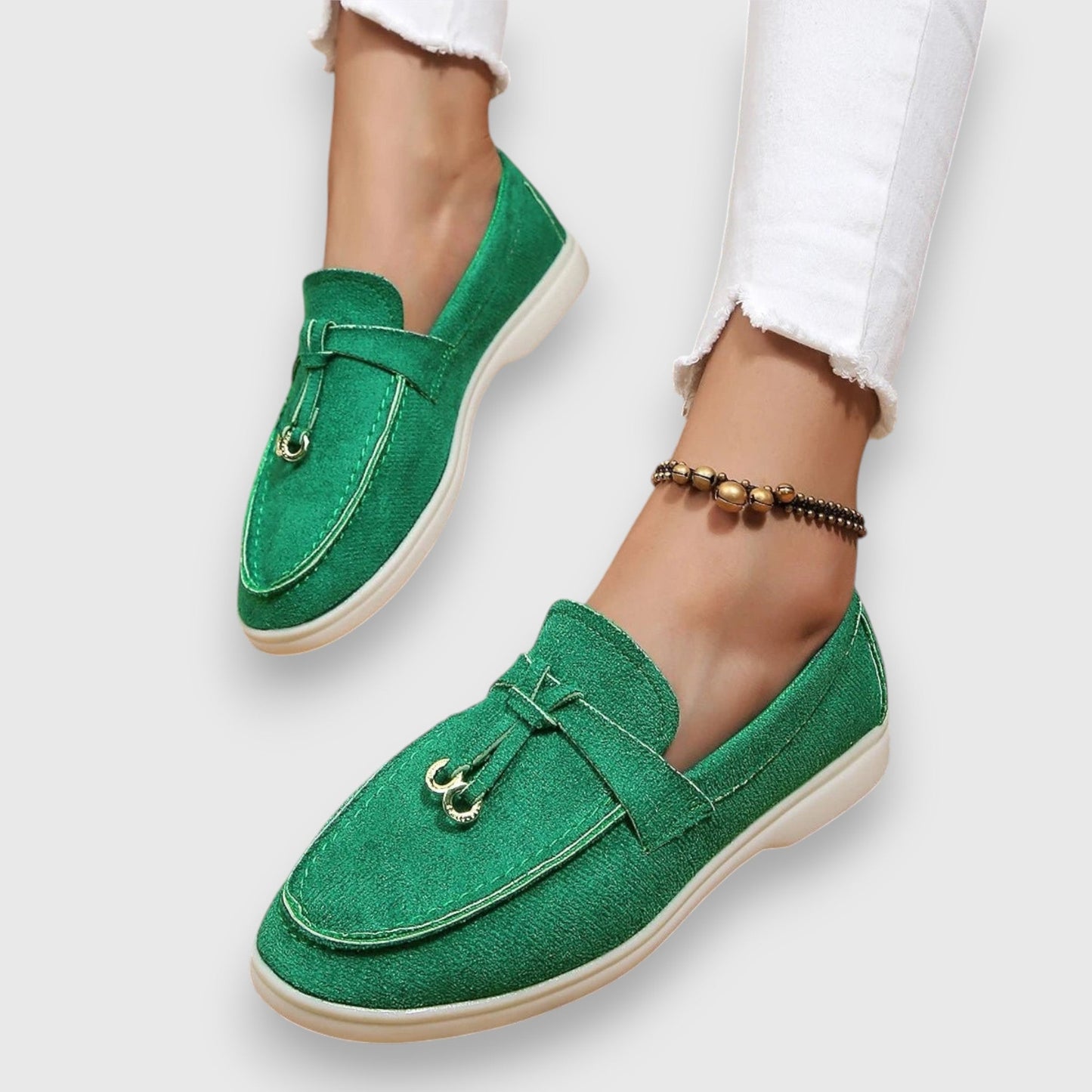 Tassel Suede Loafers for Women