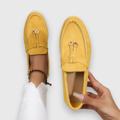 Tassel Suede Loafers for Women