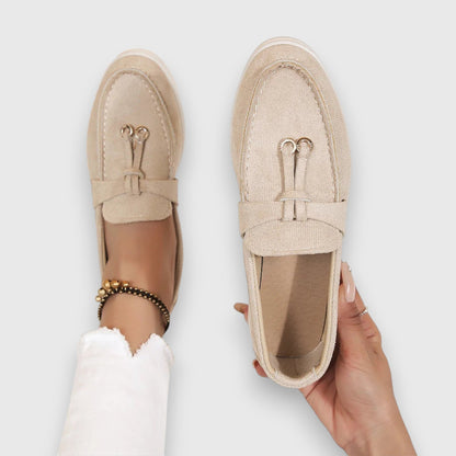 Tassel Suede Loafers for Women
