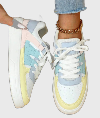 Orthopedic Lace-Up Sneakers for Women – Cushioned Comfort