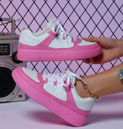 Orthopedic Lace-Up Sneakers for Women – Cushioned Comfort