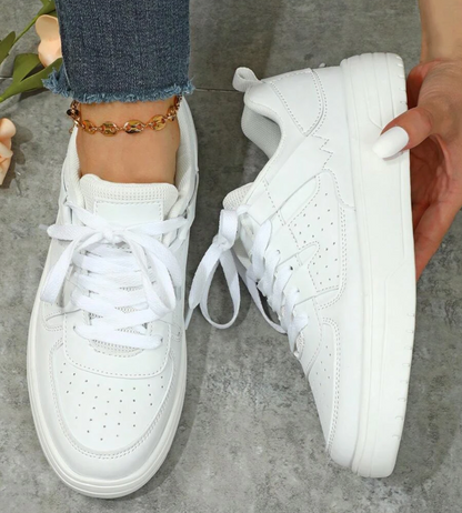 Orthopedic Lace-Up Sneakers for Women – Cushioned Comfort