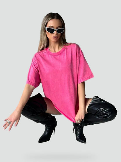 Short Sleeve Shirt with Button Front for Women