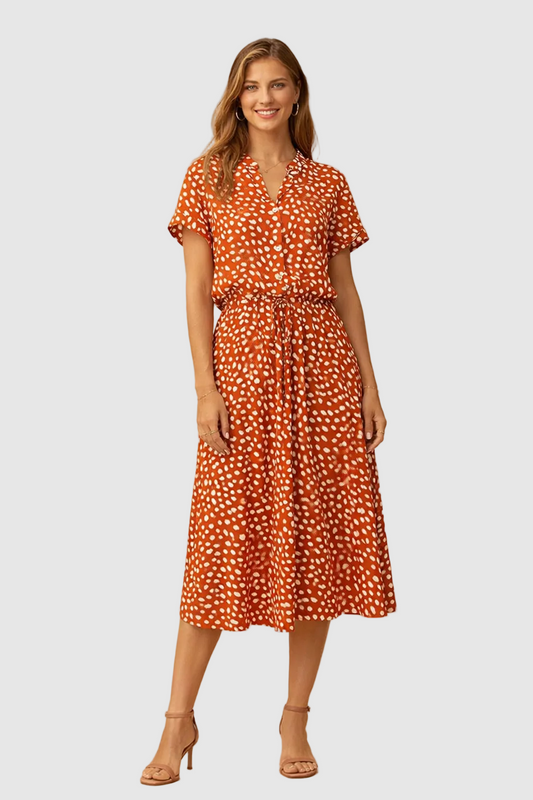 Midi Dress Boho Summer Flowy Style for Women