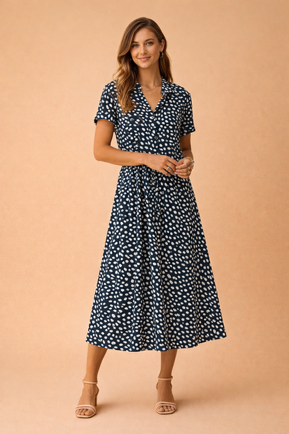 Midi Dress Boho Summer Flowy Style for Women