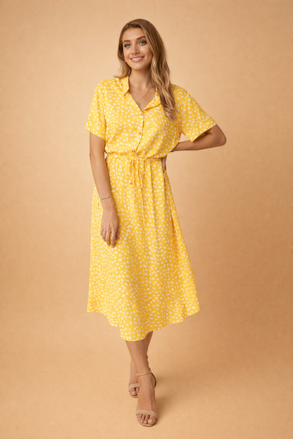 Midi Dress Boho Summer Flowy Style for Women
