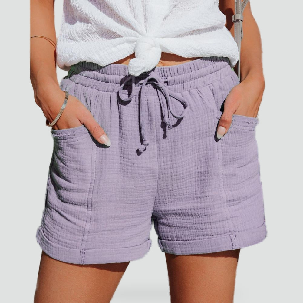 Women's Casual Shorts with Pockets