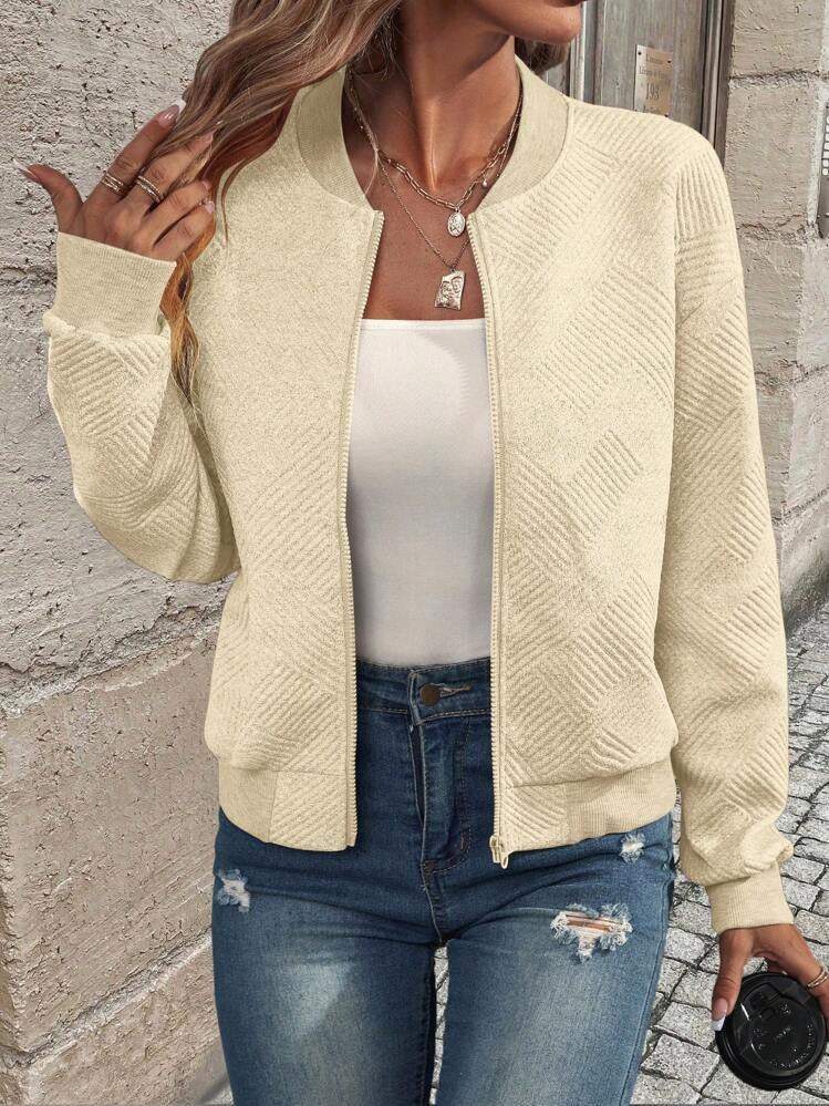 Quilted Zip-Up Jacket